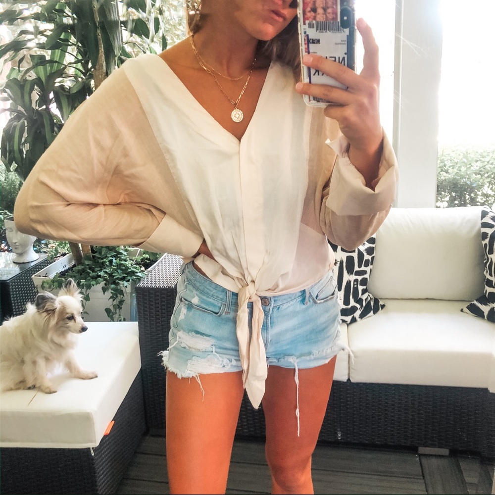 Tie Waist Blouse
